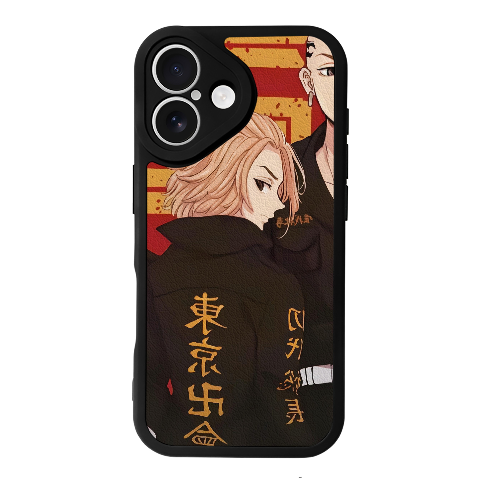 （画像用） 東京リベンジャーズ Tokyo Revengers 【iPhone 16シリーズ対応】シリコンスマホケース（レザー調） 材質：シリコン